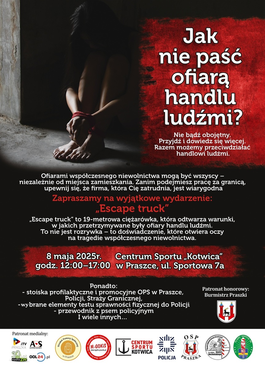 zdjęcie kolorowe: plakat „Projekt Escape Truck”