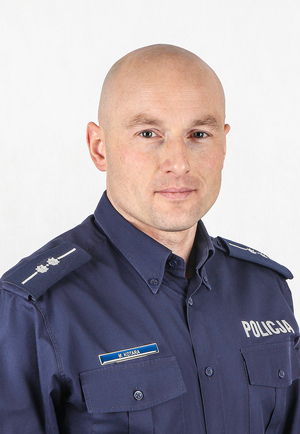 zdjęcie: Oficer prasowy KPP Olesno - asp. Marek Kotara